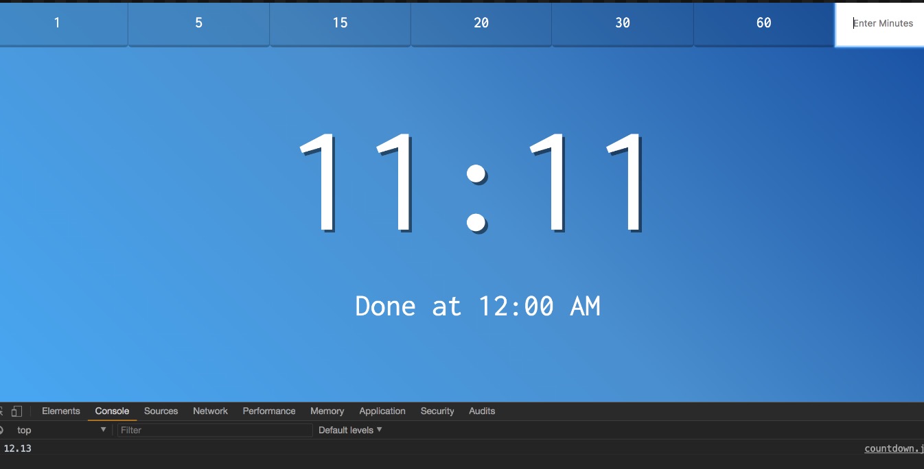 Countdown Timer